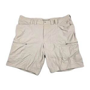 Duluth Trading Co Flexpedition Shorts Men's Size 46 Khaki Tan 11" Inseam Cargo